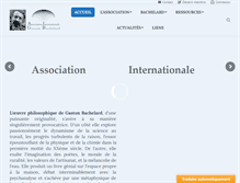 Tablet Screenshot of gastonbachelard.org